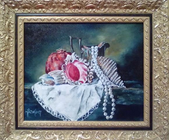 Tihožitje s školjkami